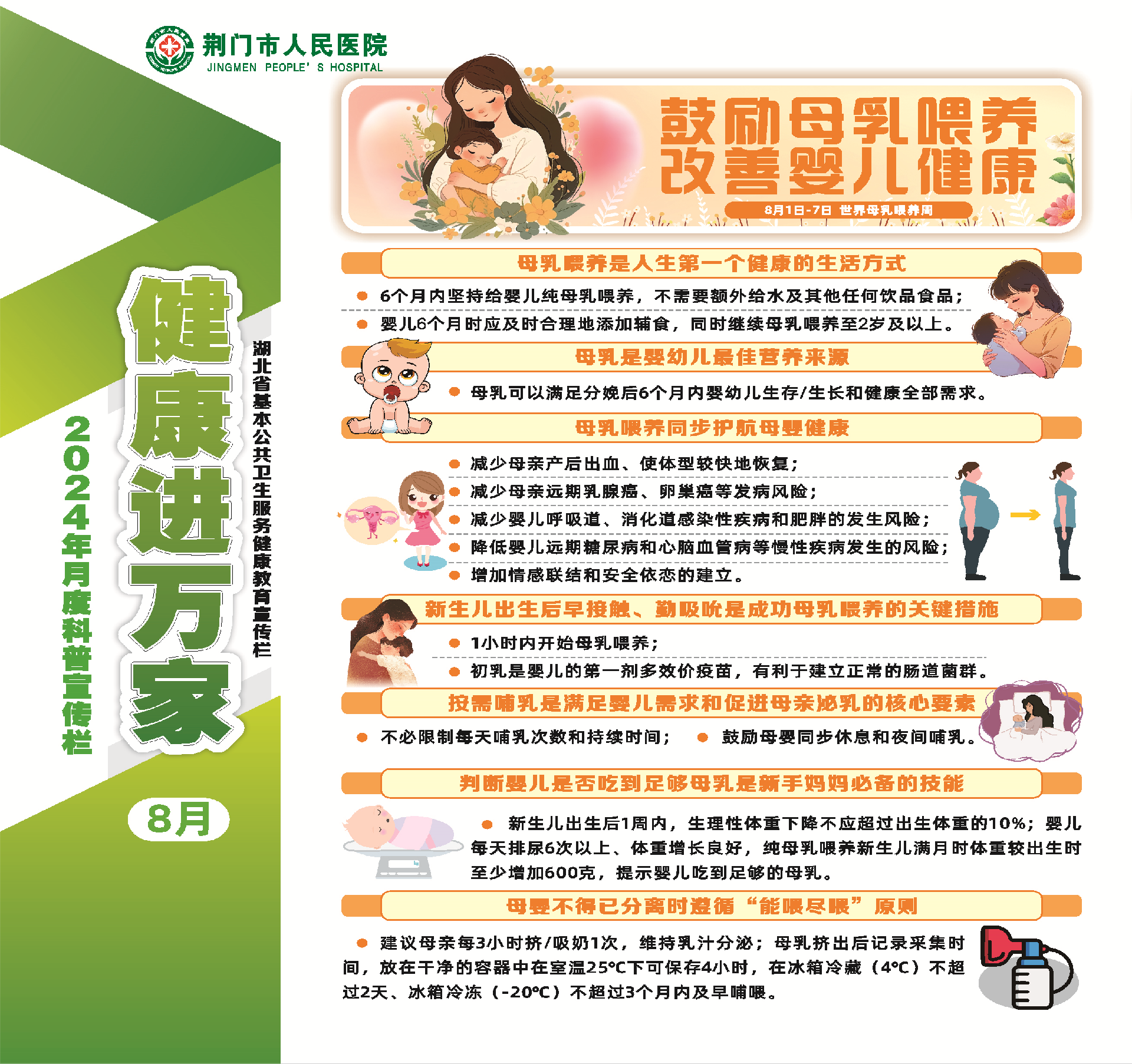 《健康进万家》2024年8月：鼓励母乳喂养 改善婴儿健康