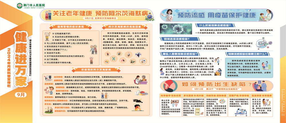 《健康进万家》2024年9月：关注老年健康 预防阿尔茨海默病