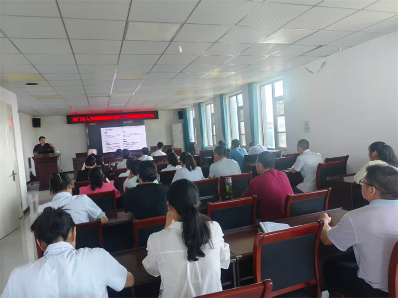 荆门市人民医院健康科普行走进牌楼镇卫生院开展专题业务培训
